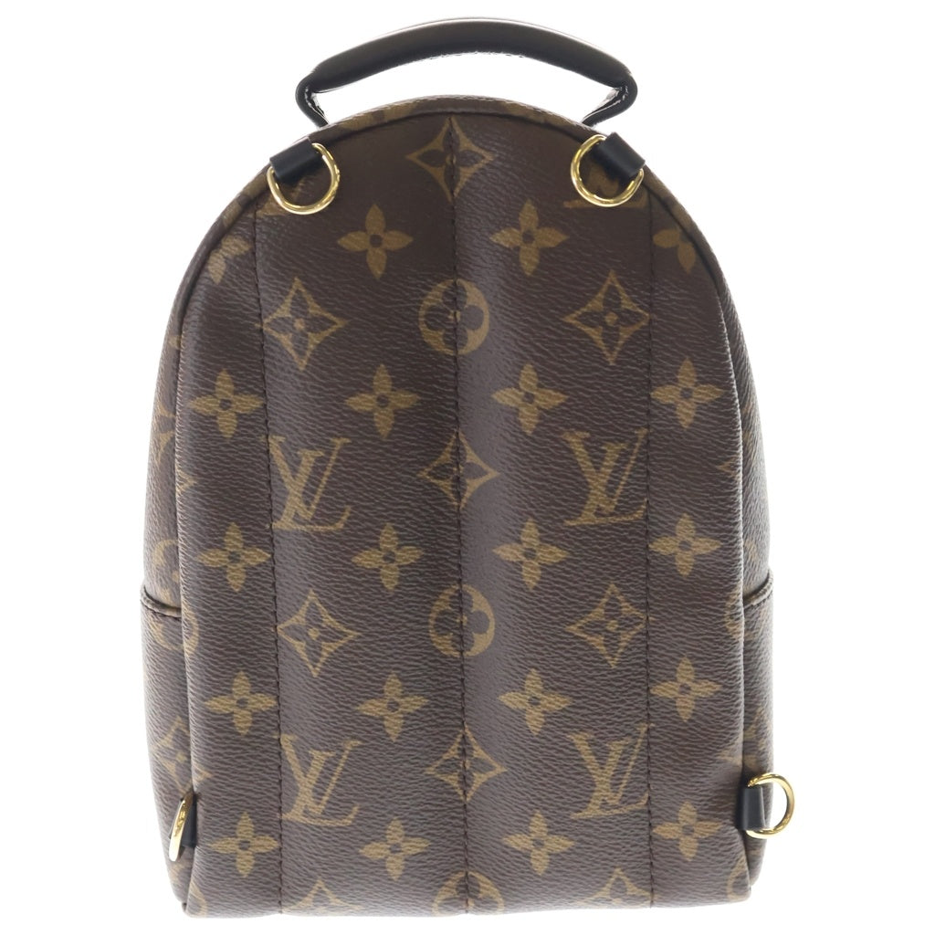 LOUIS VUITTON(ルイヴィトン) モノグラム パームスプリングス MINI PVC レザー バッグパック リュックサック ICタイプ ブラウン M44873 レディース