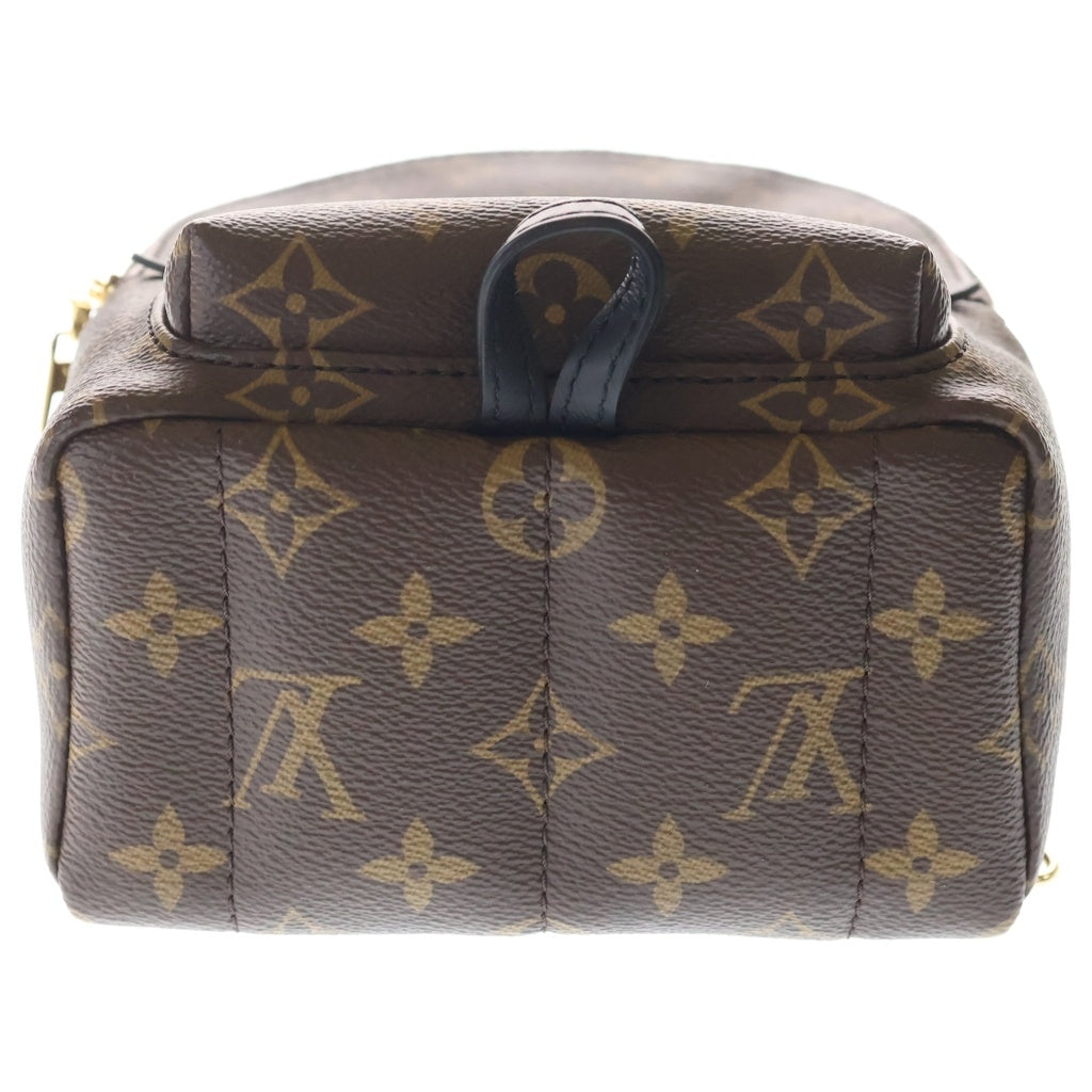 LOUIS VUITTON(ルイヴィトン) モノグラム パームスプリングス MINI PVC レザー バッグパック リュックサック ICタイプ ブラウン M44873 レディース