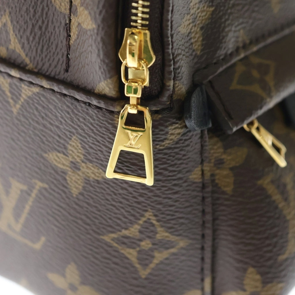 LOUIS VUITTON(ルイヴィトン) モノグラム パームスプリングス MINI PVC レザー バッグパック リュックサック ICタイプ ブラウン M44873 レディース
