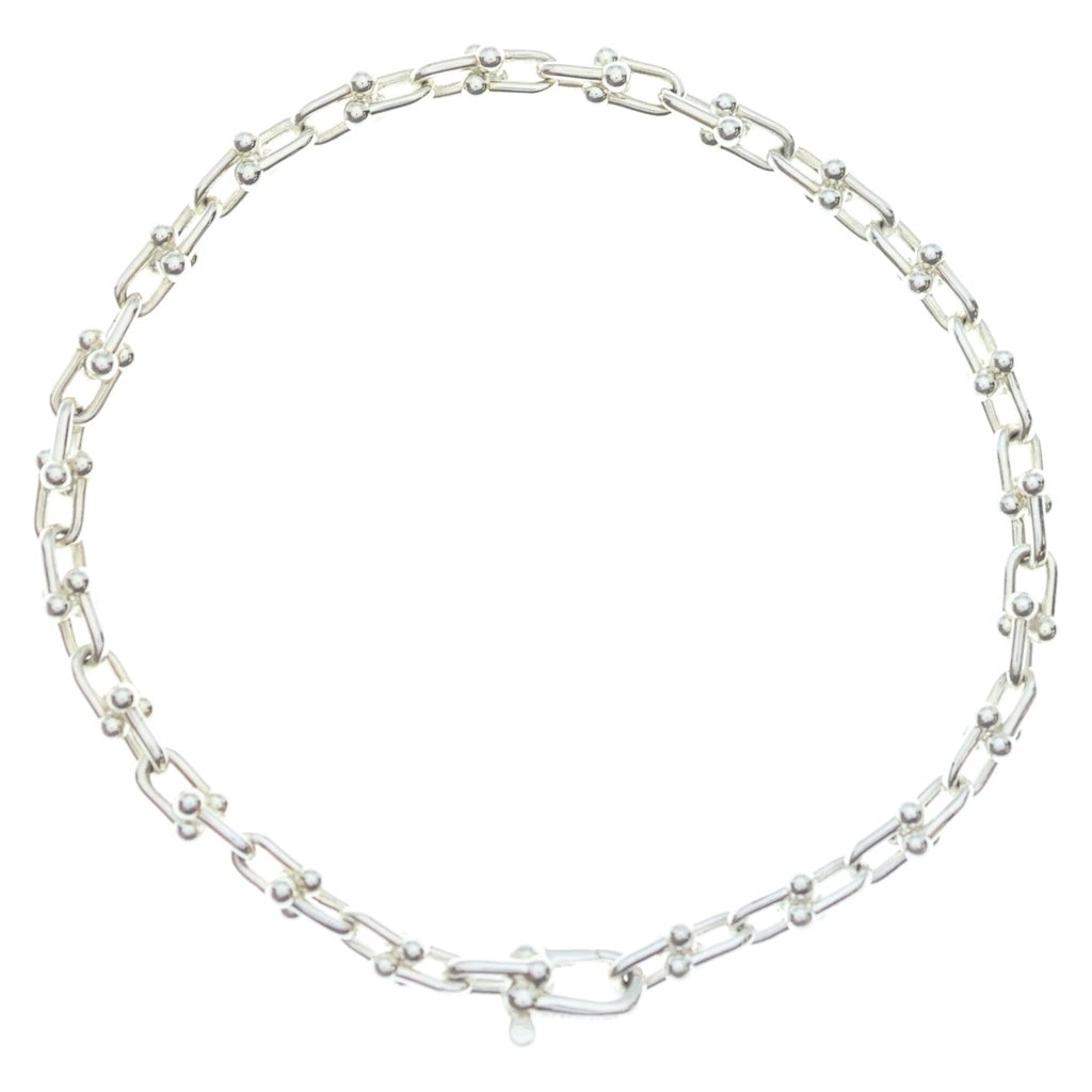 TIFFANY & Co.(ティファニー) ハードウェア マイクロリンク ブレスレット Ag925 シルバー レディース