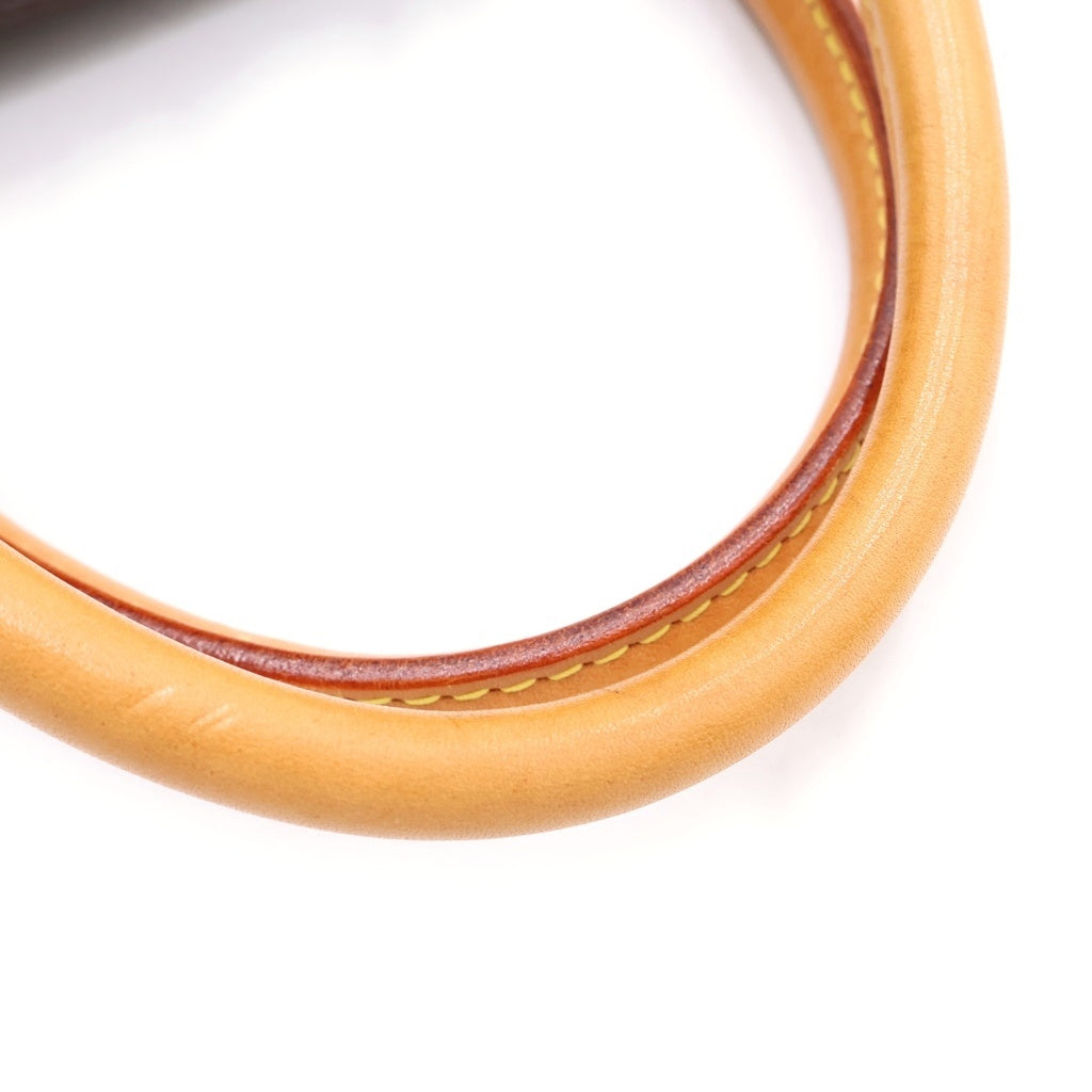 LOUIS VUITTON(ルイヴィトン) モノグラム サックプラ トートバッグ ハンドバッグ ブラウン レザー×PVC M51140 ゴールド金具 レディース