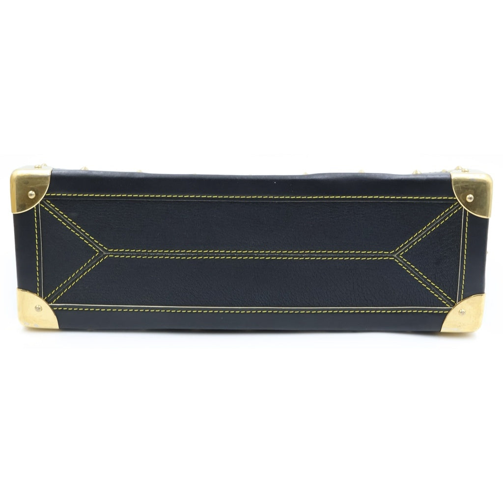 LOUIS VUITTON(ルイヴィトン) ファビュロー スタッズ トートバッグ ハンドバッグ ブラック ノワール スハリレザー M91812 ゴールド金具 レディース