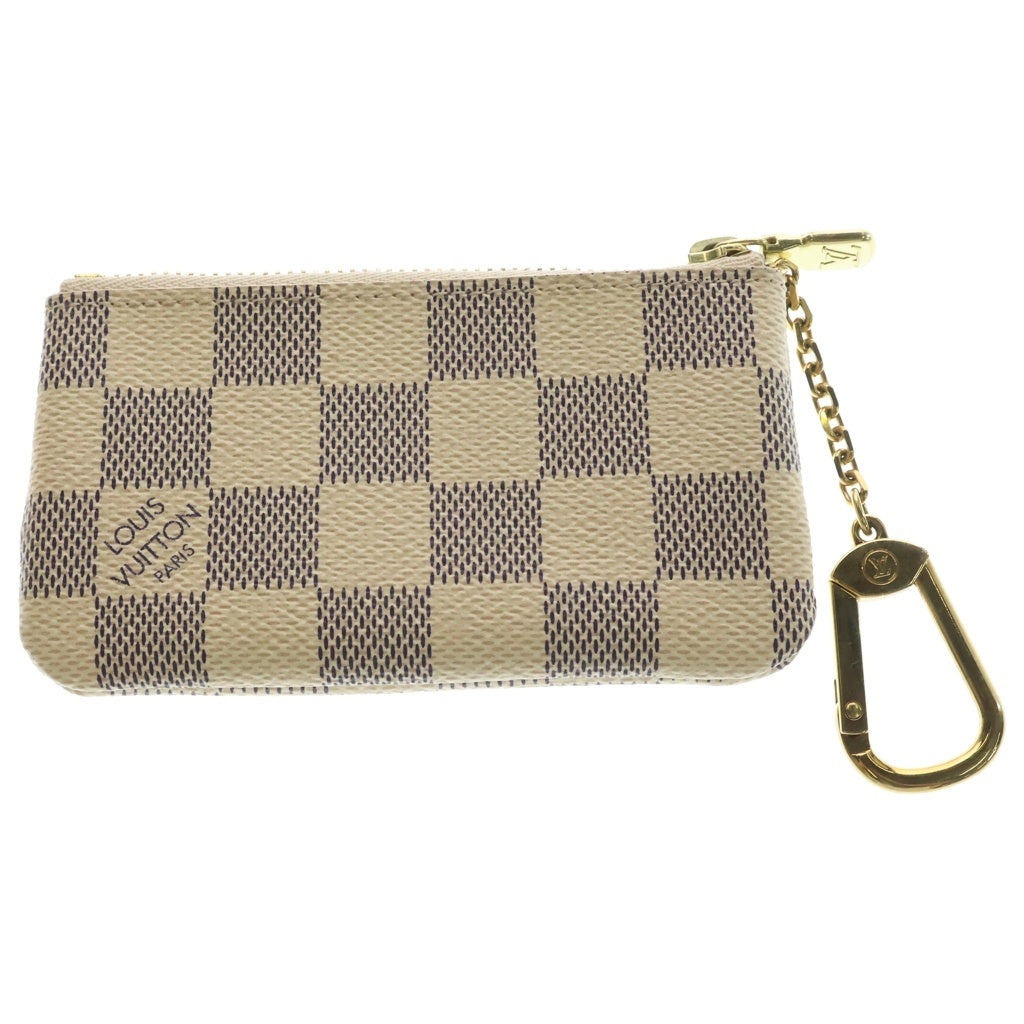 LOUIS VUITTON(ルイヴィトン) ポシェット クレ ダミエ アズールキャンバス コインケース 小銭入れ ホワイト N62659 レディース