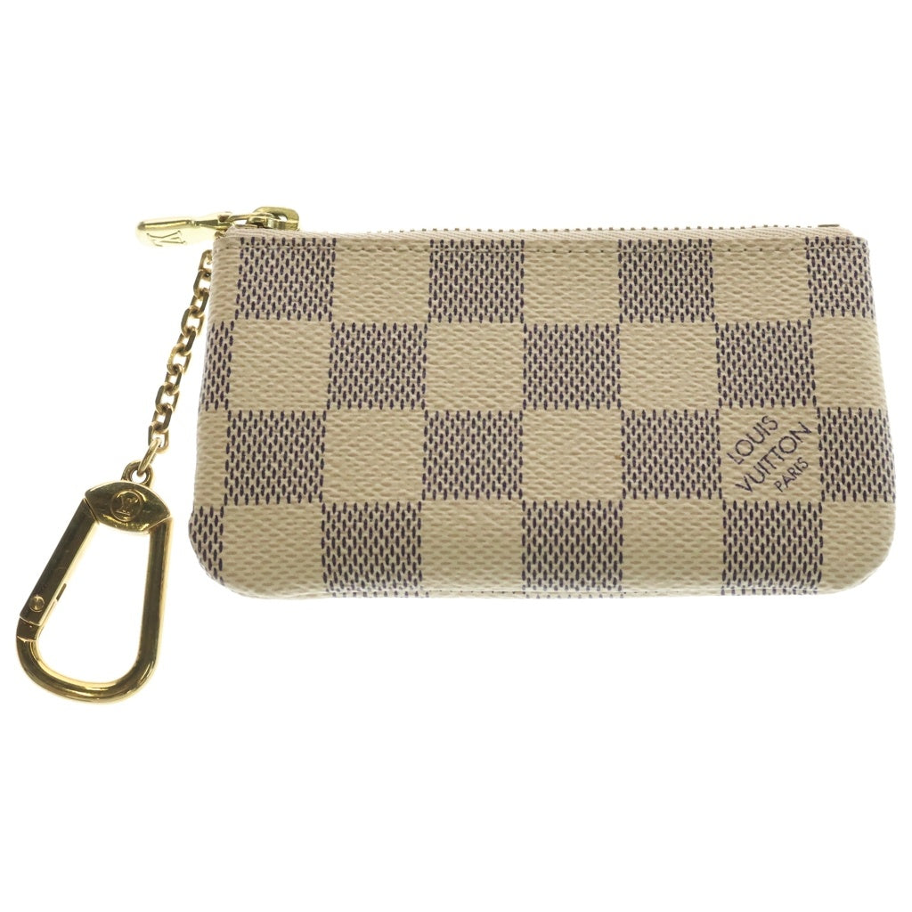 LOUIS VUITTON(ルイヴィトン) ポシェット クレ ダミエ アズールキャンバス コインケース 小銭入れ ホワイト N62659 レディース