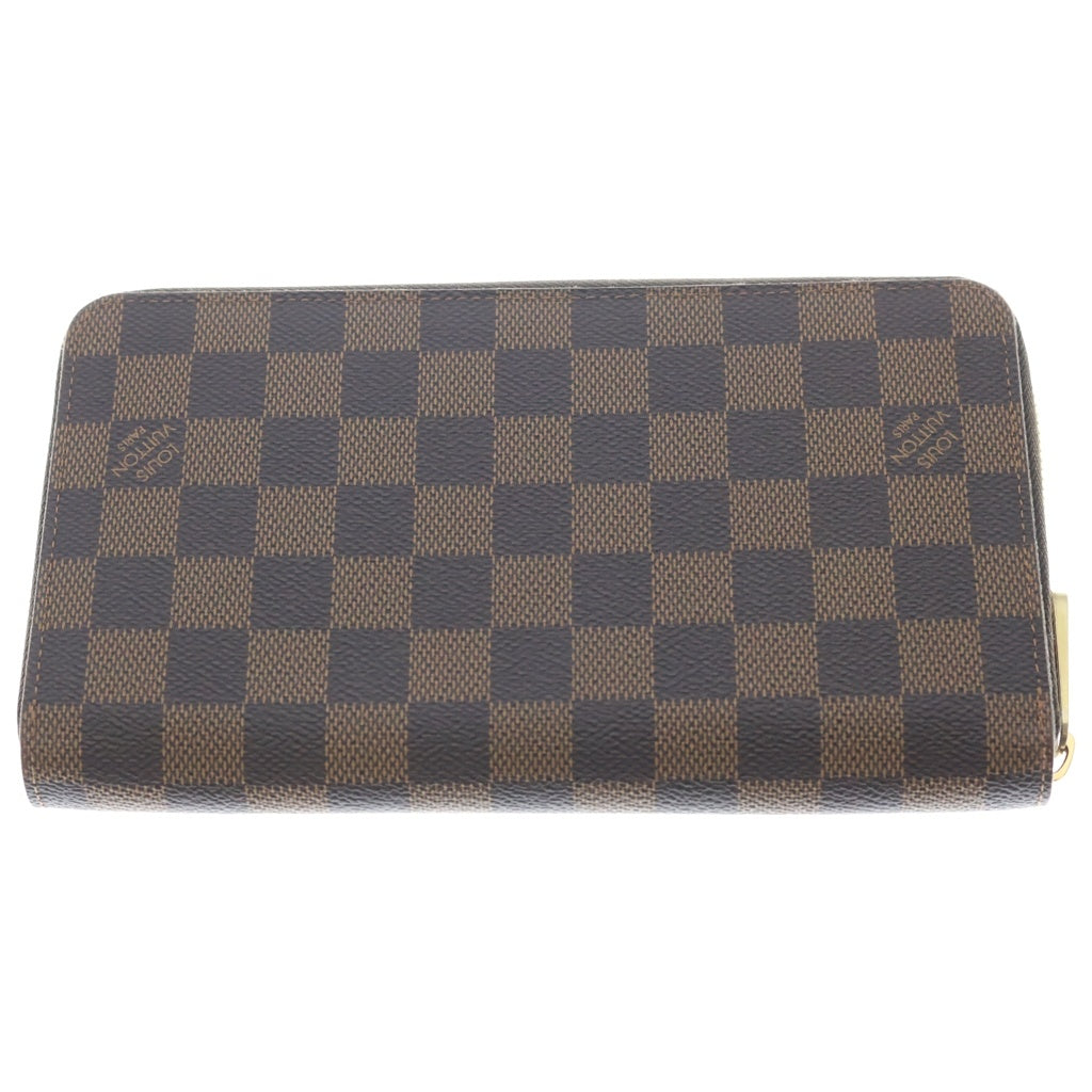 LOUIS VUITTON(ルイヴィトン) ダミエ ジッピー オーガナイザー ロングウォレット 長財布 PVC レザー ブラウン N60003