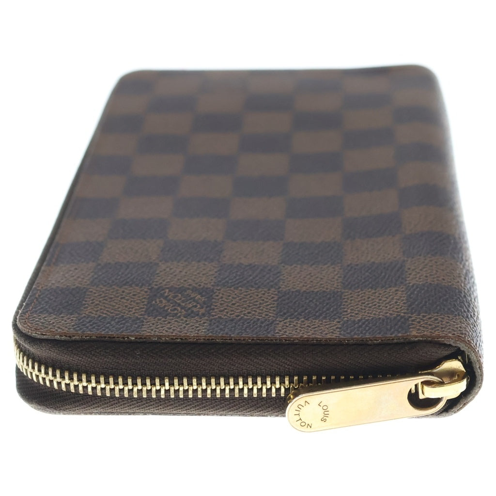 LOUIS VUITTON(ルイヴィトン) ダミエ ジッピー オーガナイザー ロングウォレット 長財布 PVC レザー ブラウン N60003