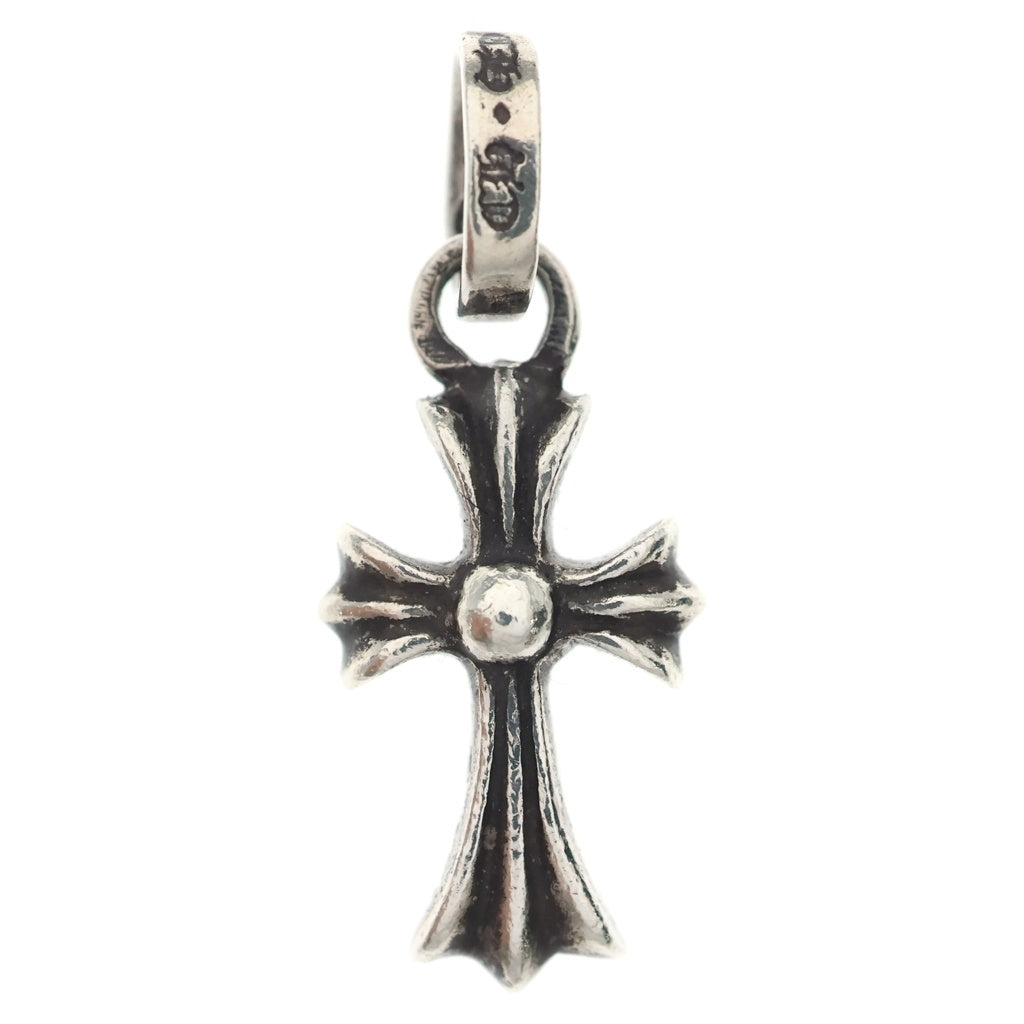 CHROME HEARTS(クロムハーツ) CRS BBYFAT P DMND ベイビーファットクロス ペンダント トップ パヴェダイヤ SV925 シルバー