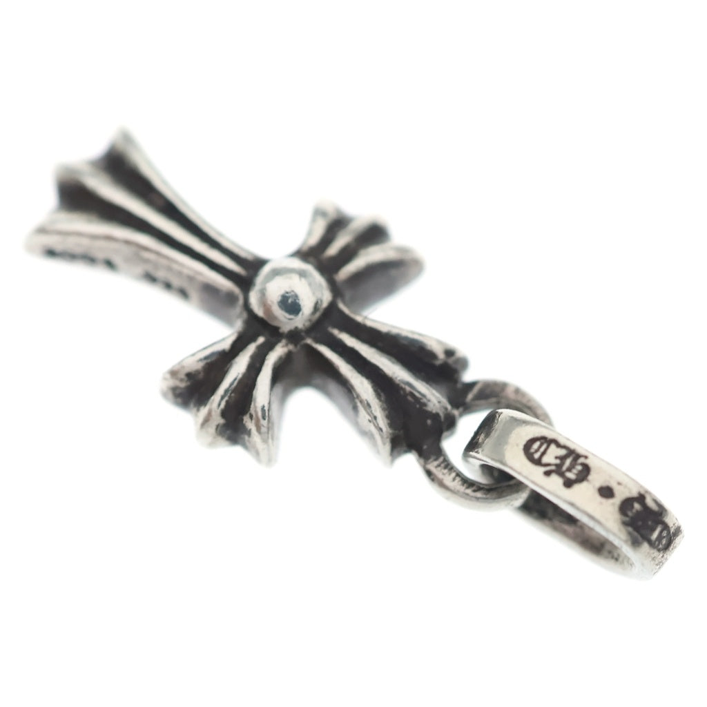 CHROME HEARTS(クロムハーツ) CRS BBYFAT P DMND ベイビーファットクロス ペンダント トップ パヴェダイヤ SV925 シルバー