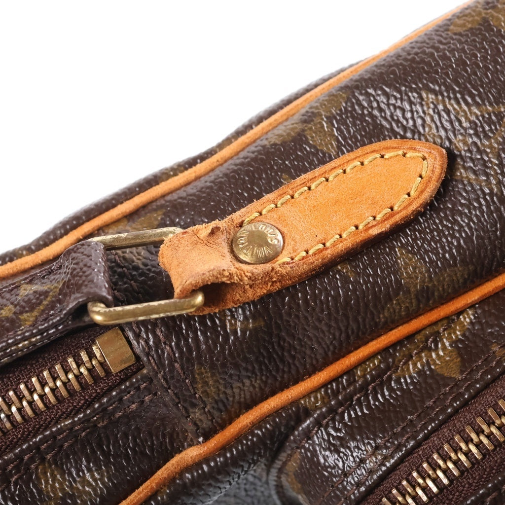LOUIS VUITTON(ルイヴィトン) モノグラム アマゾン ショルダーバッグ ミニバッグ ブラウン レザー×PVC M45236 ゴールド金具 レディース