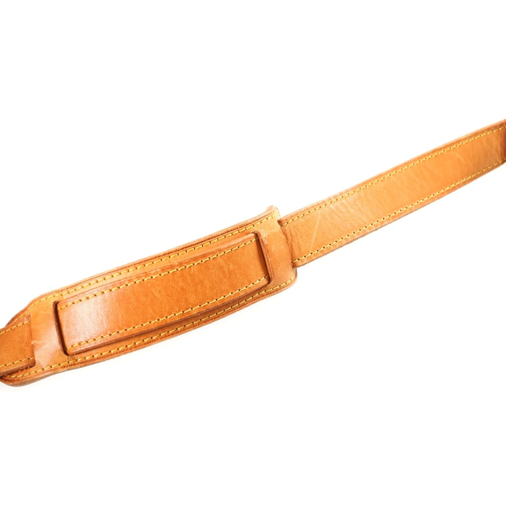 LOUIS VUITTON(ルイヴィトン) モノグラム ソミュール30 ショルダーバッグ ブラウン レザー×PVC M42256 ゴールド金具 レディース