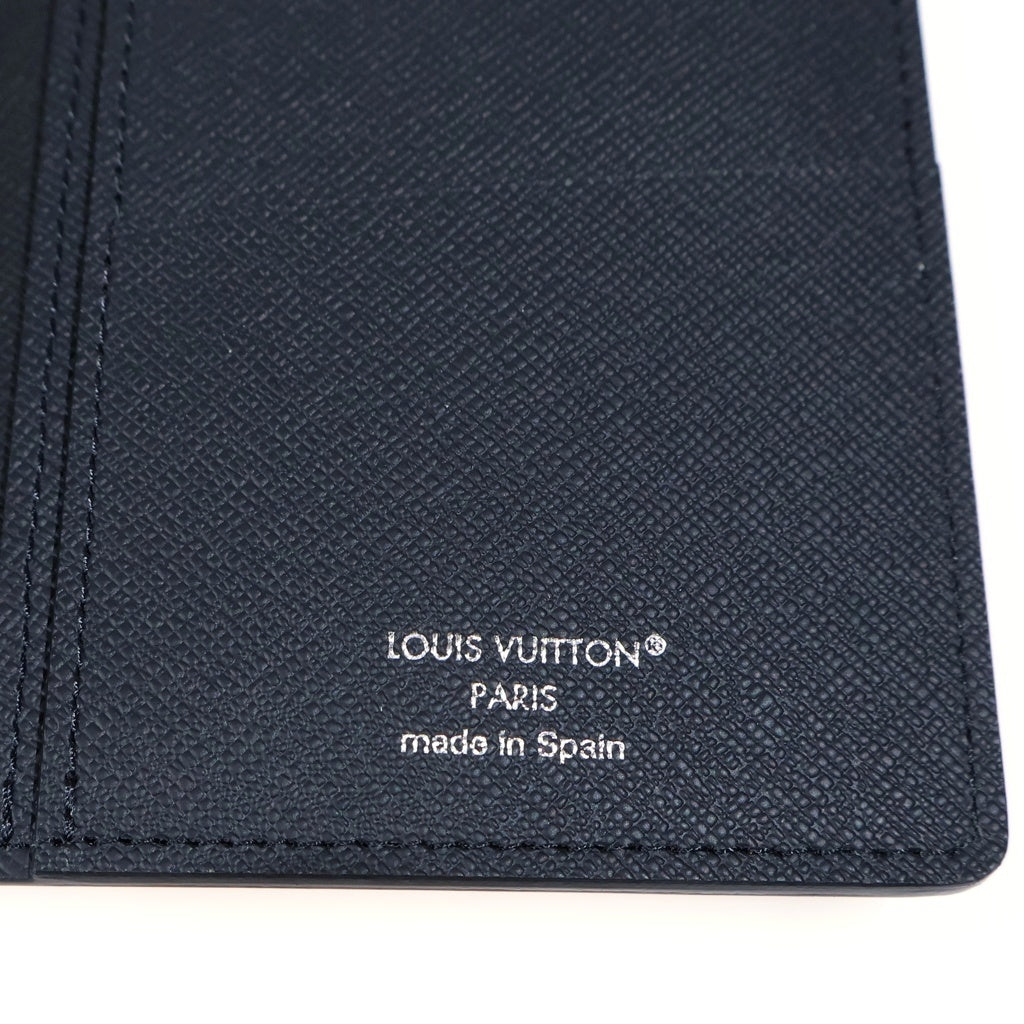 LOUIS VUITTON(ルイヴィトン) モノグラムエクリプス ポルトフォイユ ブラザ 二つ折り長財布 ブラック PVC×レザー M61697 レディース