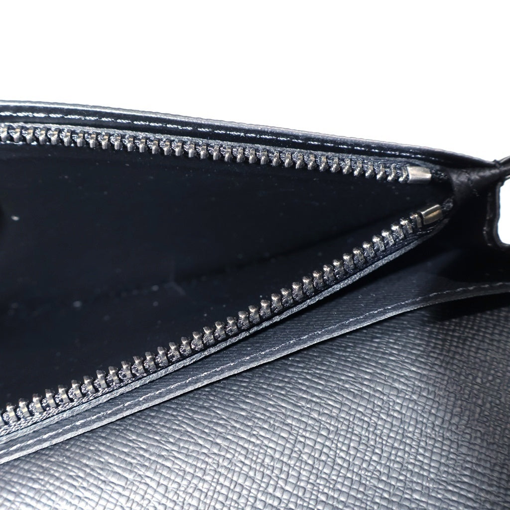 LOUIS VUITTON(ルイヴィトン) モノグラムエクリプス ポルトフォイユ ブラザ 二つ折り長財布 ブラック PVC×レザー M61697 レディース