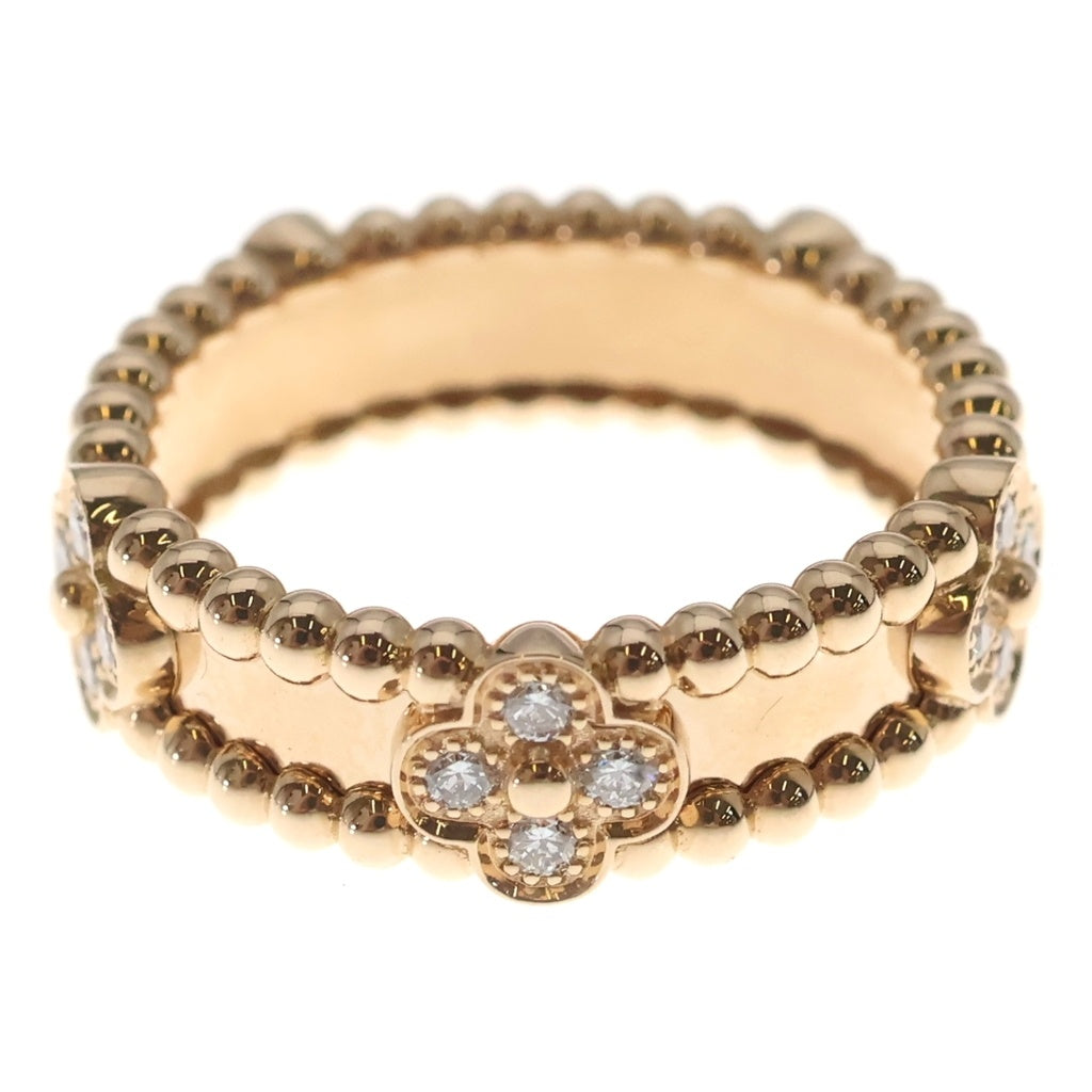 Van Cleef & Arpels(ヴァンクリーフアンドアーペル) ペルレ スウィートクローバー リング ダイヤモンド Au750 #51 レディース