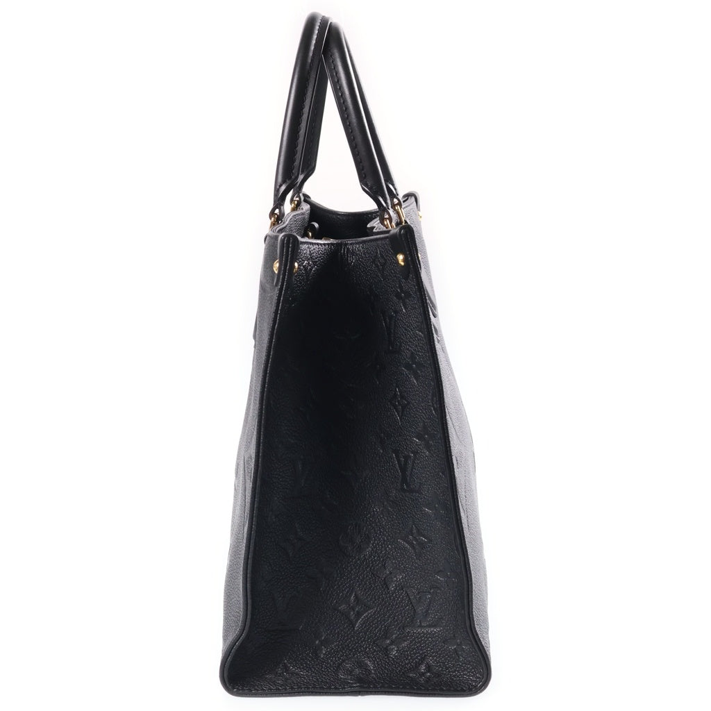 LOUIS VUITTON(ルイヴィトン) モノグラムアンプラント オンザゴーMM レザー 2WAY ハンドバッグ トートバッグ ショルダーバッグ ICタイプ ノワール ブラック M45595 レディース