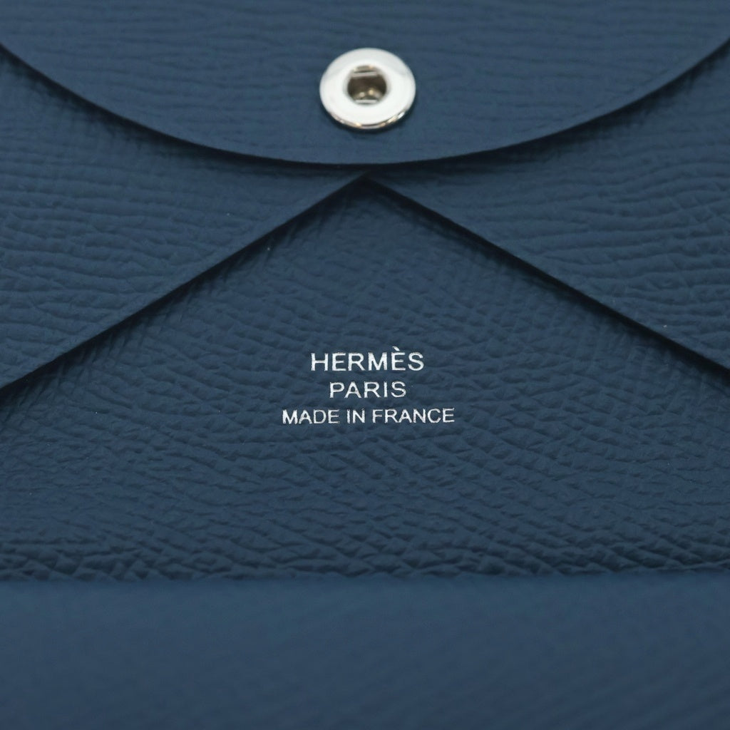 HERMES(エルメス) カルヴィディオ コインケース エプソン マラカイト系 グリーン系 G刻印 レディース