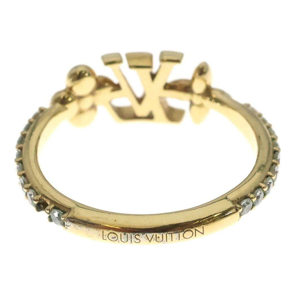 LOUIS VUITTON(ルイヴィトン) LV アイコニック ラインストーン リング ゴールド GP M1461M