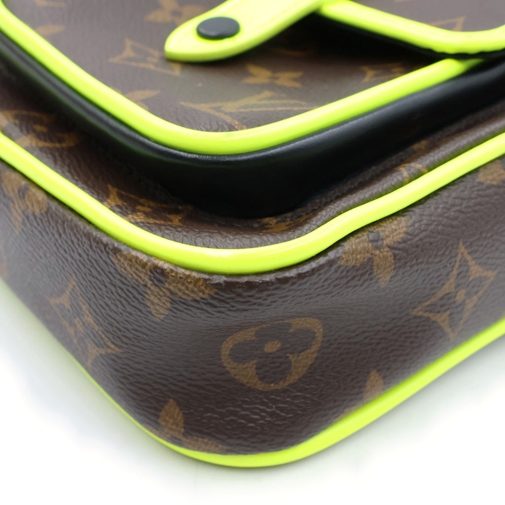 LOUIS VUITTON(ルイヴィトン) クリストファー・ウエアラブルウォレット ショルダーバッグ ブラウン×イエロー×ブラック PVC×レザー M80793 レディース