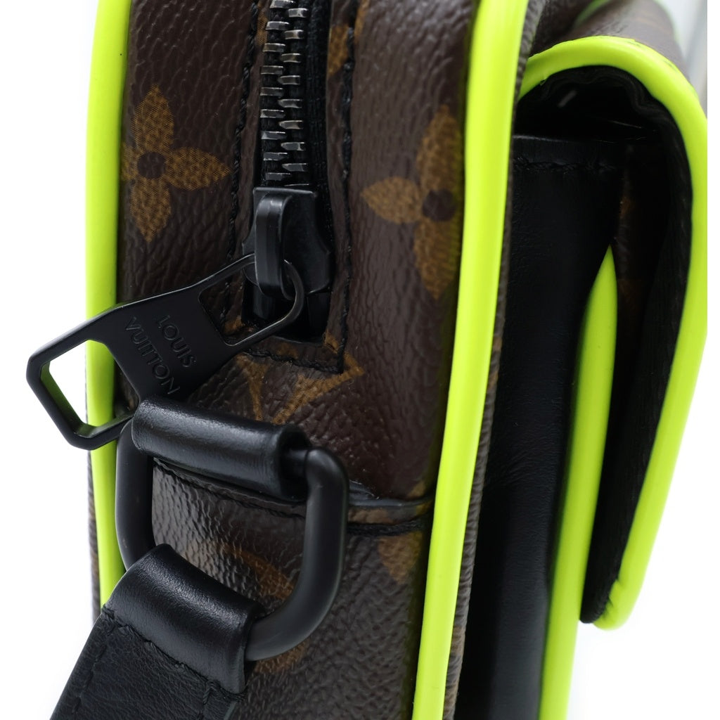 LOUIS VUITTON(ルイヴィトン) クリストファー・ウエアラブルウォレット ショルダーバッグ ブラウン×イエロー×ブラック PVC×レザー M80793 レディース