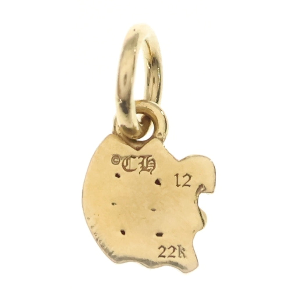 CHROME HEARTS(クロムハーツ) 22K STACK ALPHABET アルファベット スタック チャーム Wイニシャル ペンダントトップ ゴールド
