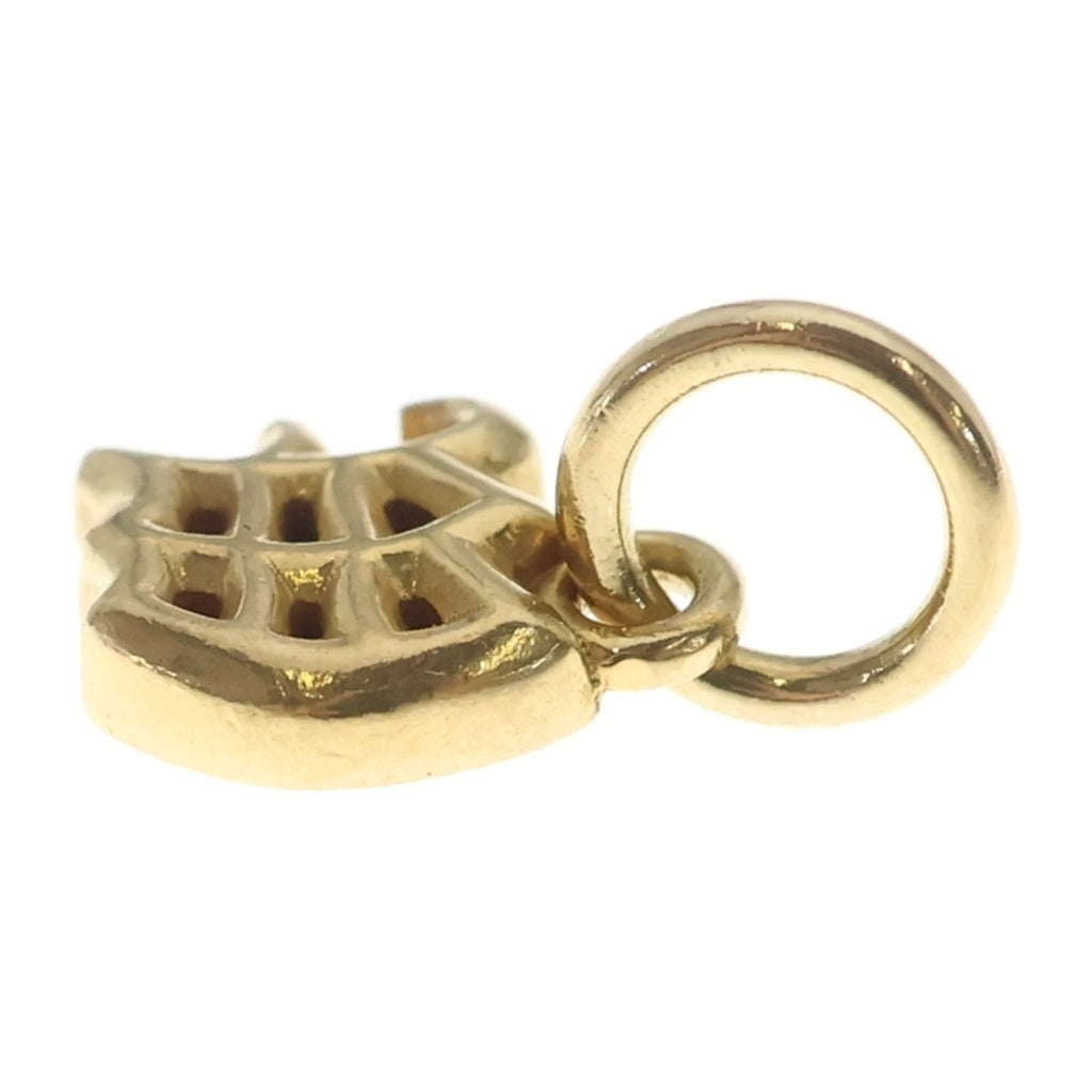 CHROME HEARTS(クロムハーツ) 22K STACK ALPHABET アルファベット スタック チャーム Wイニシャル ペンダントトップ ゴールド
