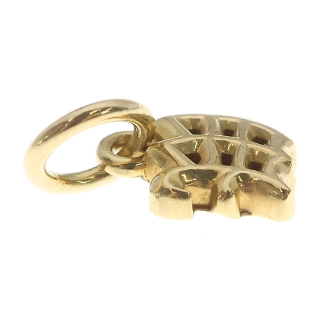 CHROME HEARTS(クロムハーツ) 22K STACK ALPHABET アルファベット スタック チャーム Wイニシャル ペンダントトップ ゴールド