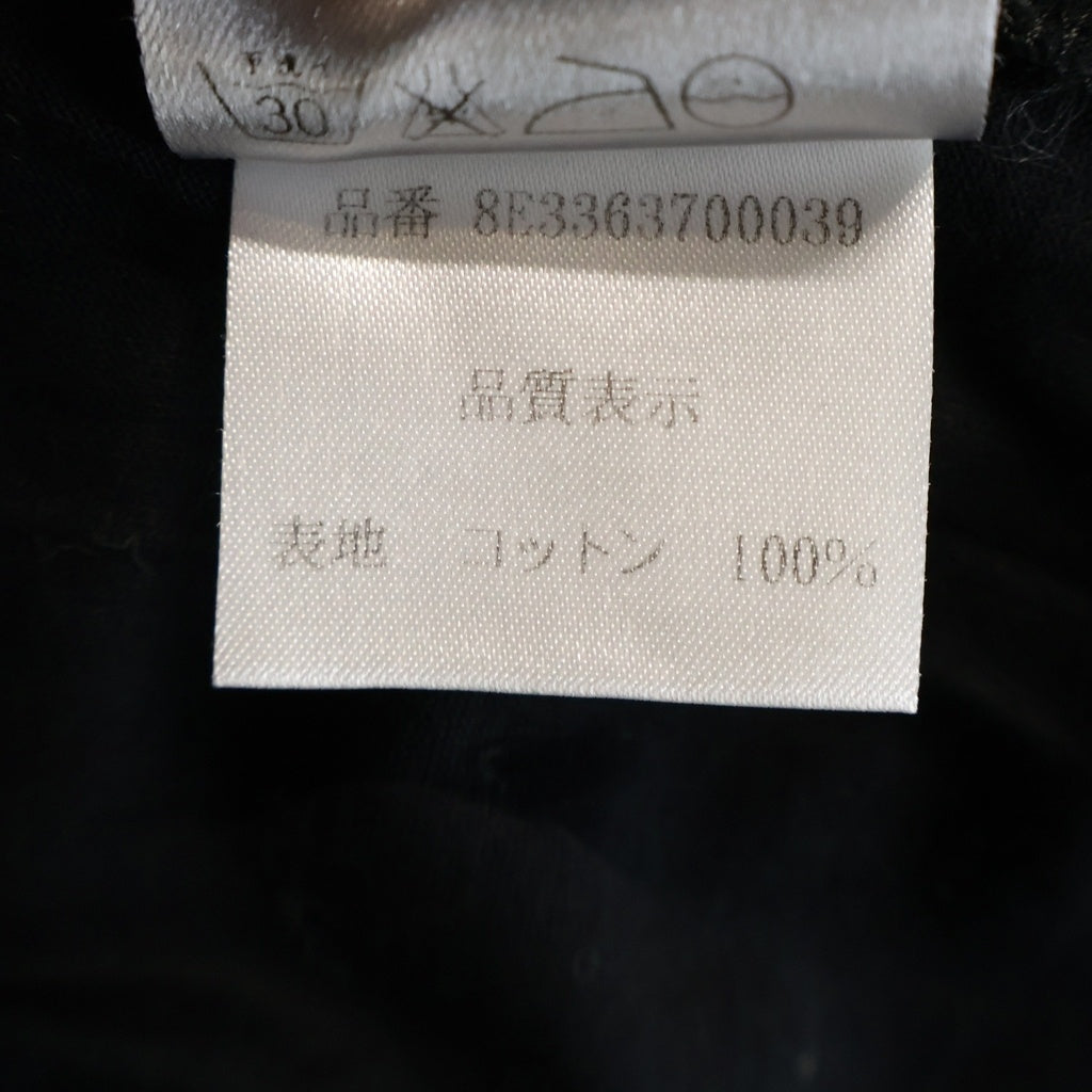 Christian Dior(クリスチャンディオール) 08SS クリス期 BEE刺繍 半袖ポロシャツ カットソー コットン イタリア製 ブラック 8E3363700039 レディース