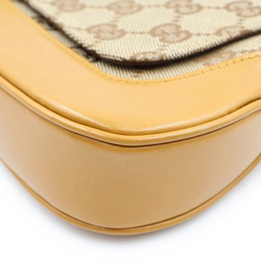 GUCCI(グッチ) ジャッキーライン ハンド ショルダーバッグ シェリーライン ウェブ GG柄 ベージュ/ブラウン 0013306 レディース
