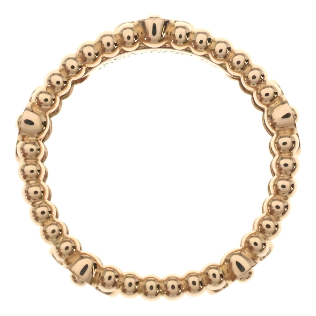 Van Cleef & Arpels(ヴァンクリーフアンドアーペル) ペルレ スウィート クローバーリング ダイヤ ピンクゴールド Au750PG #52