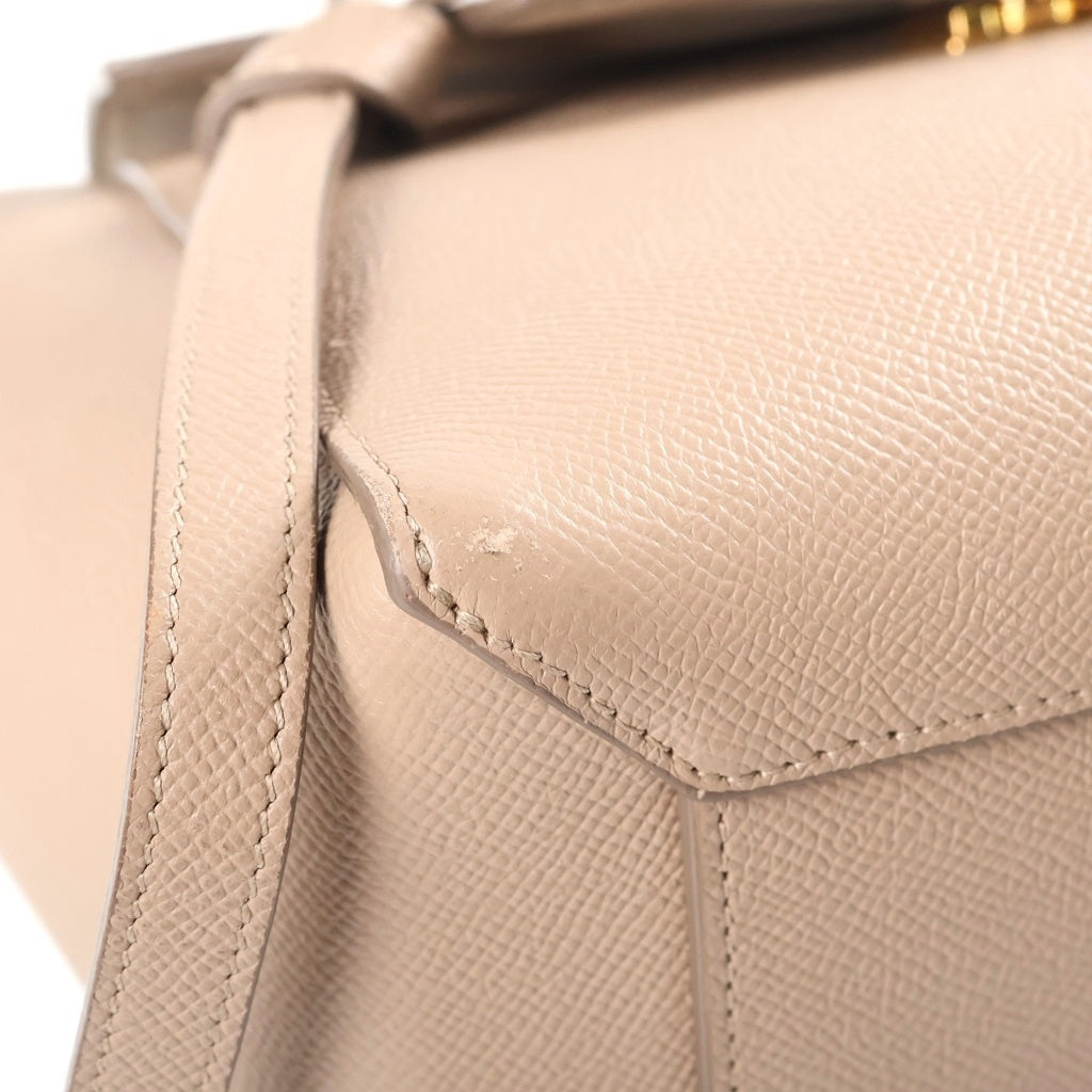 CELINE(セリーヌ) ベルトバッグ マイクロ ショルダーバッグ 2wayバック レザー ベージュ レディース