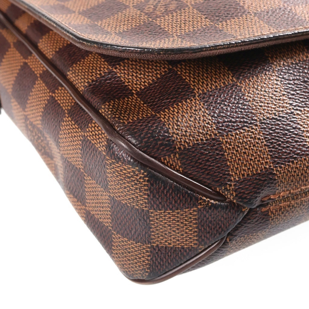 LOUIS VUITTON(ルイヴィトン) ダミエ ディストリクトPM ショルダーバッグ ブラウン PVCレザー N41213 ブラウン金具 レディース