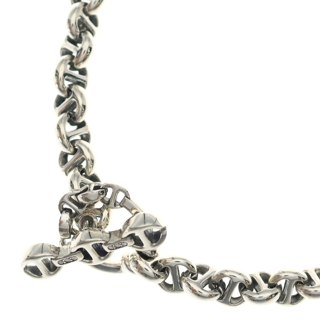 HOORSENBUHS(ホーセンブース) 5MM OPEN-LINK NECKLACE ダイヤ入り ネックレス シルバー HB063
