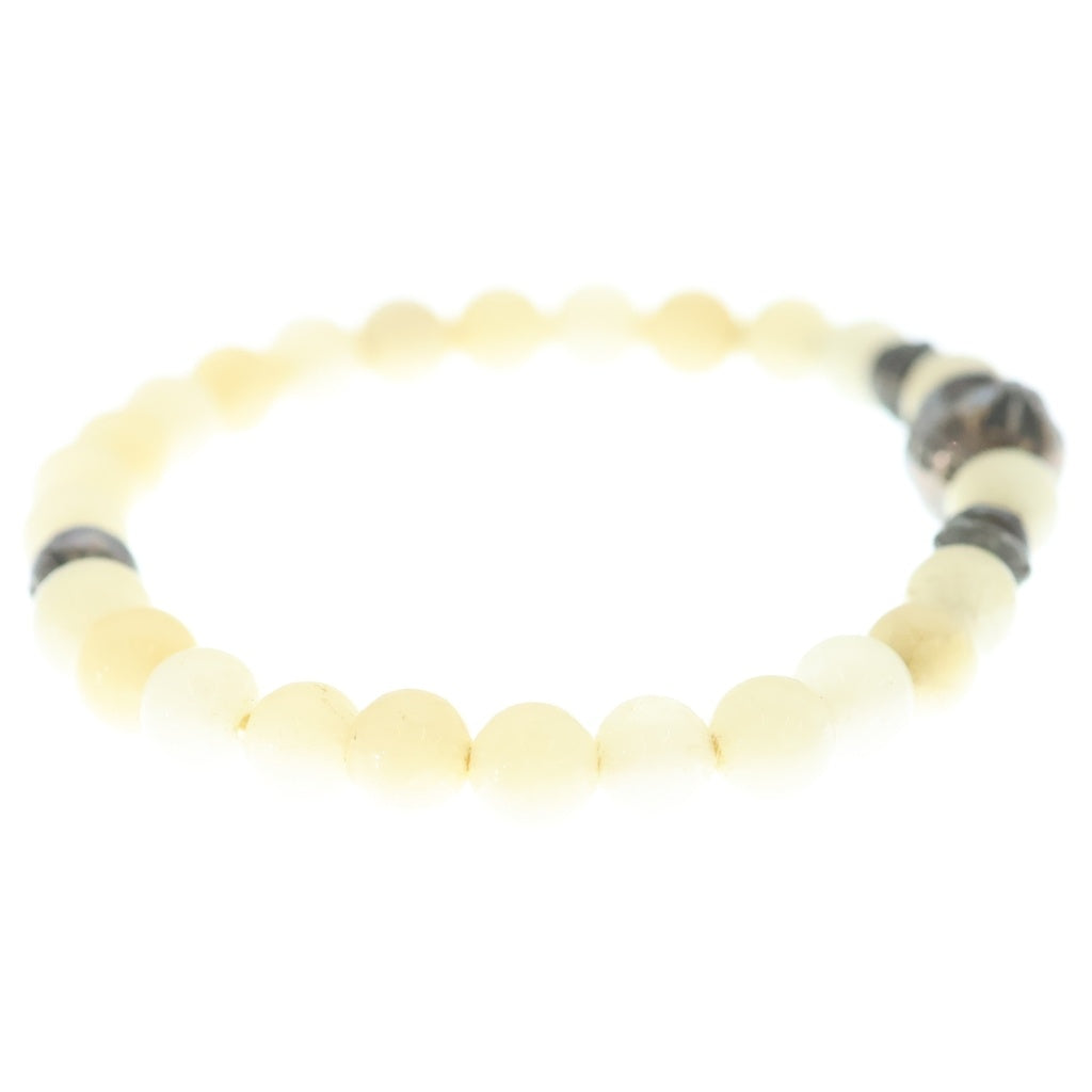 CHROME HEARTS(クロムハーツ) 6mm BEAD ビーズ クロスボール ブレスレット シルバー