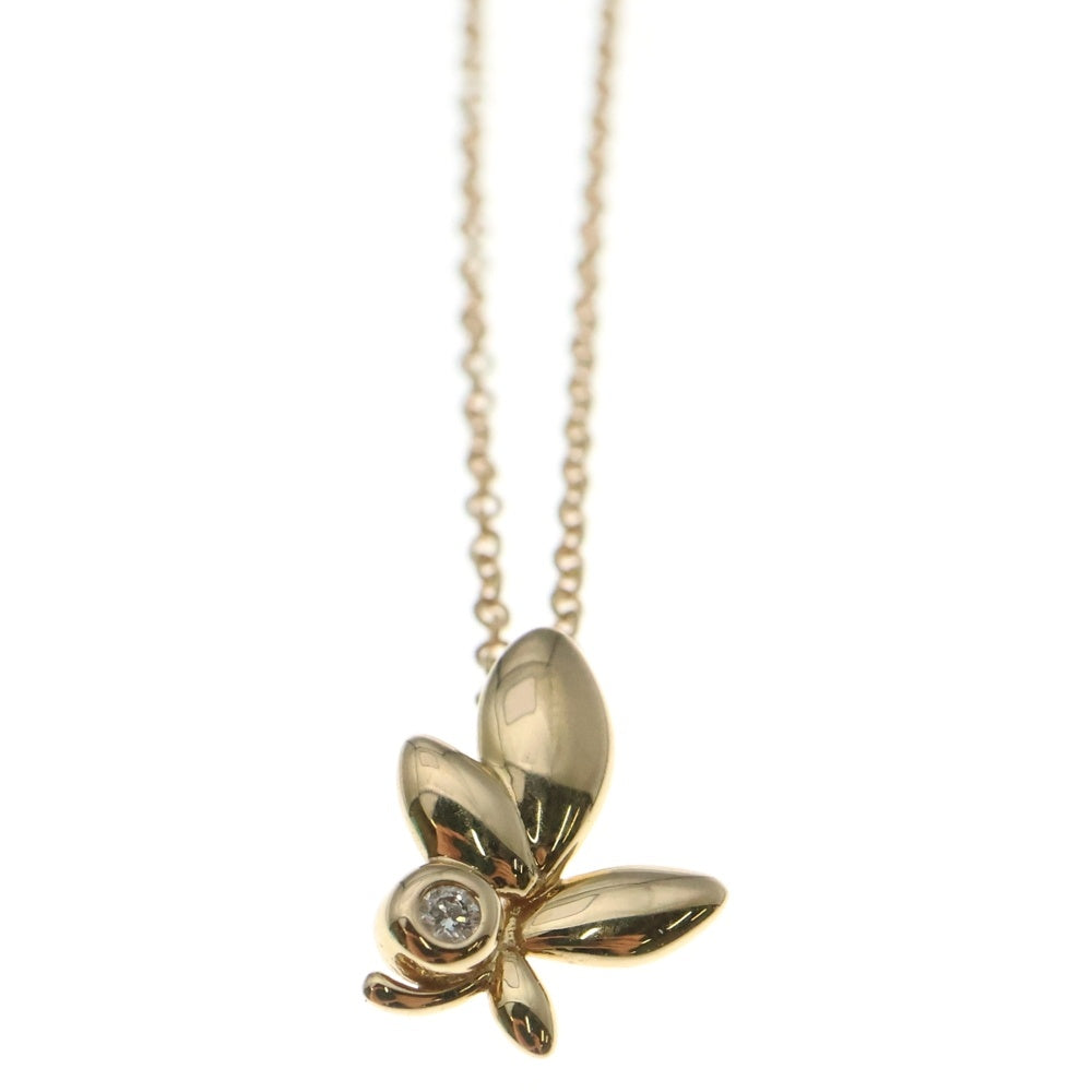 TIFFANY&Co(ティファニー) パロマピカソ オリーブリーフ ペンダント ネックレス イエローゴールド K18YG