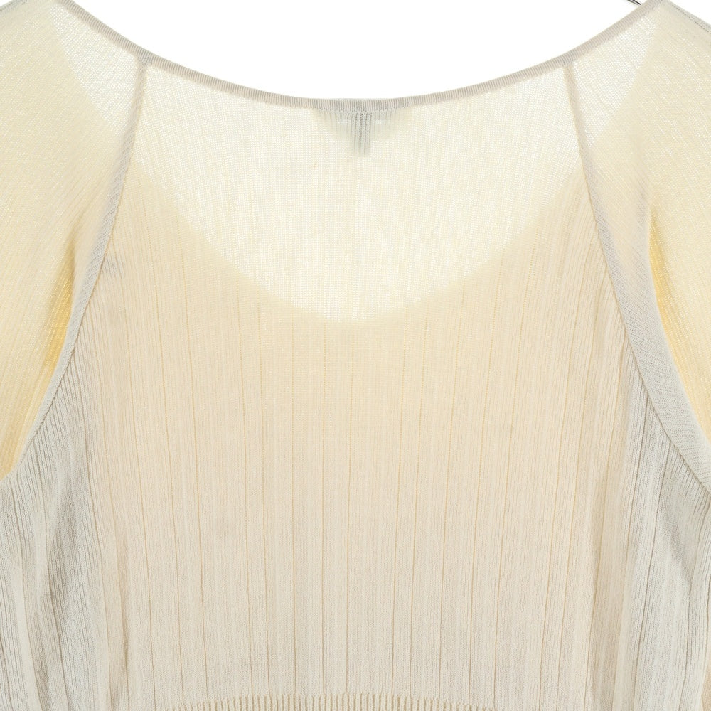 MaxMara(マックスマーラ) レーヨン長袖ニット オフホワイト M