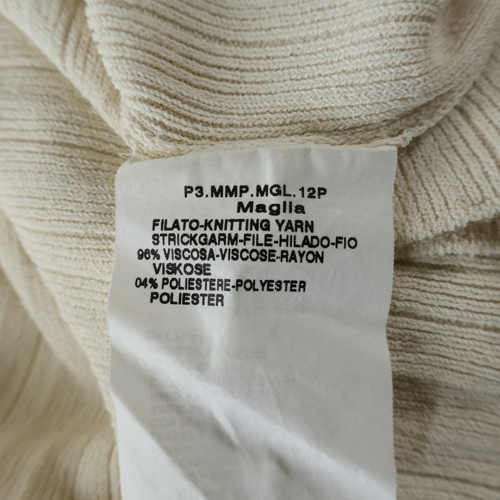 MaxMara(マックスマーラ) レーヨン長袖ニット オフホワイト M