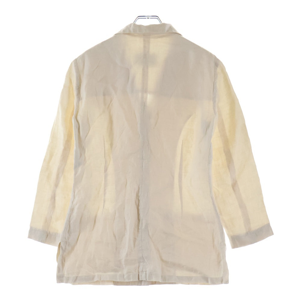 MAX&CO(マックス アンド コー) リネン 4B テーラードジャケット アイボリー レディース 40