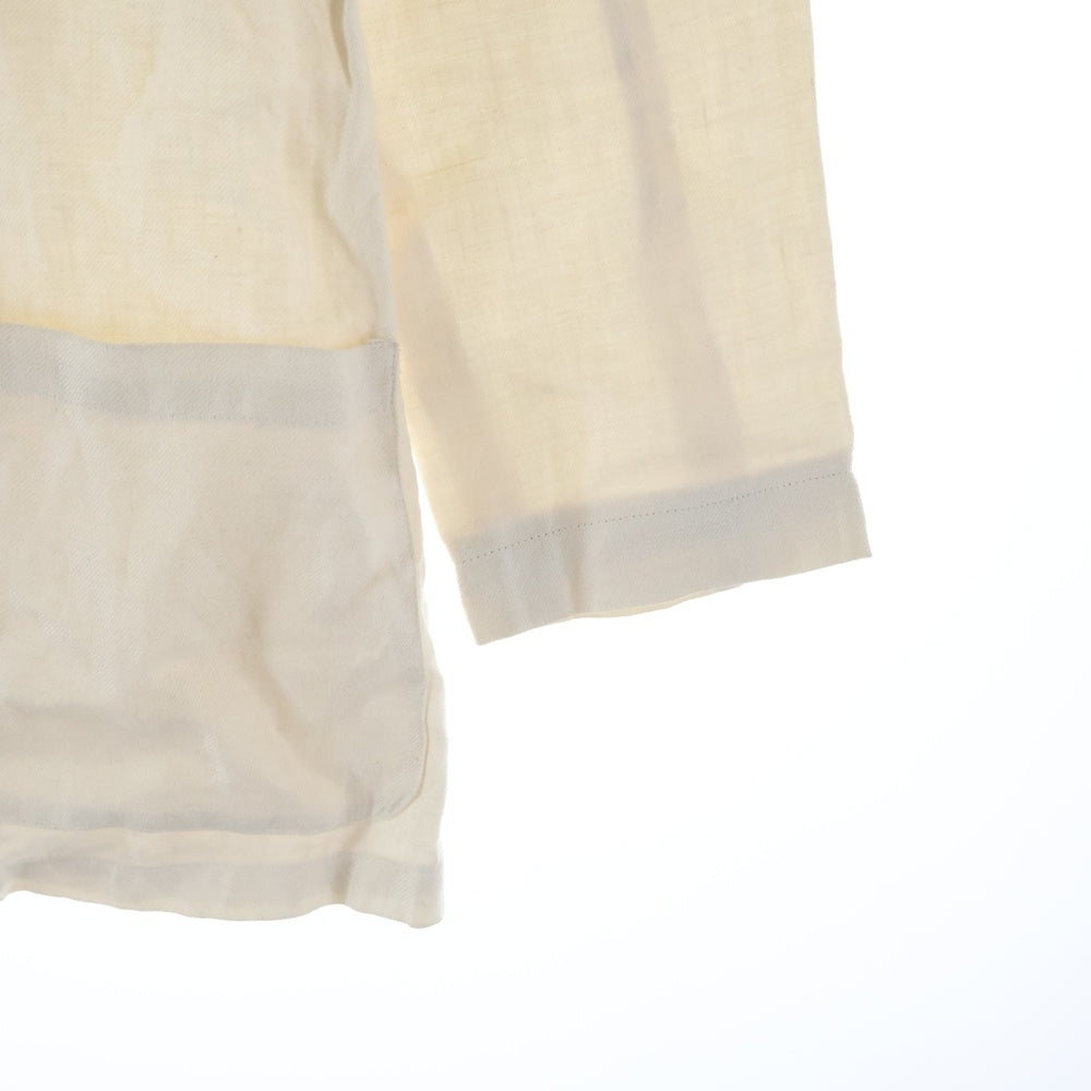 MAX&CO(マックス アンド コー) リネン 4B テーラードジャケット アイボリー レディース 40