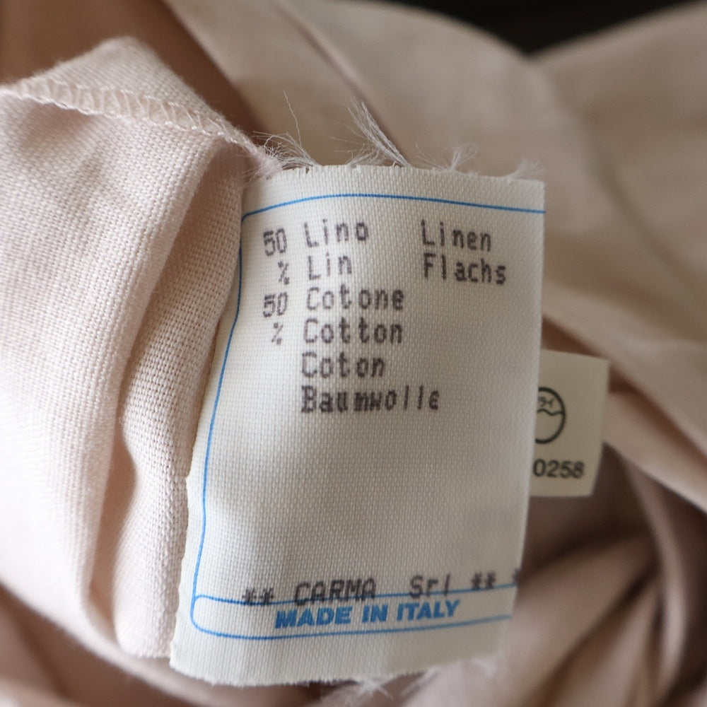 CASTELBAJAC(カステルバジャック) リネン ギャザーデザイン レイヤード ラップ ロングスカート ピンク レディース 42