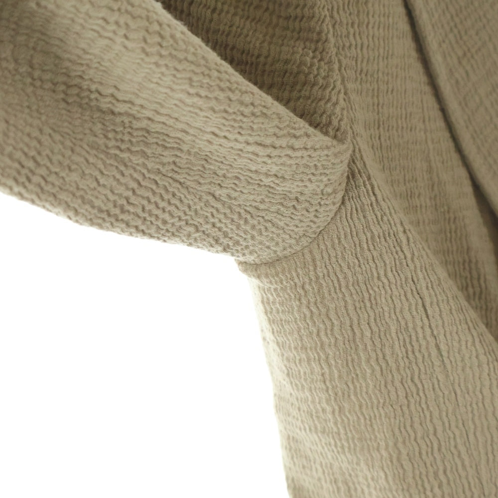 Max Mara(マックスマーラ) ワッフル加工 ウール ダブルブレスト テーラードジャケット ベージュ レディース 38