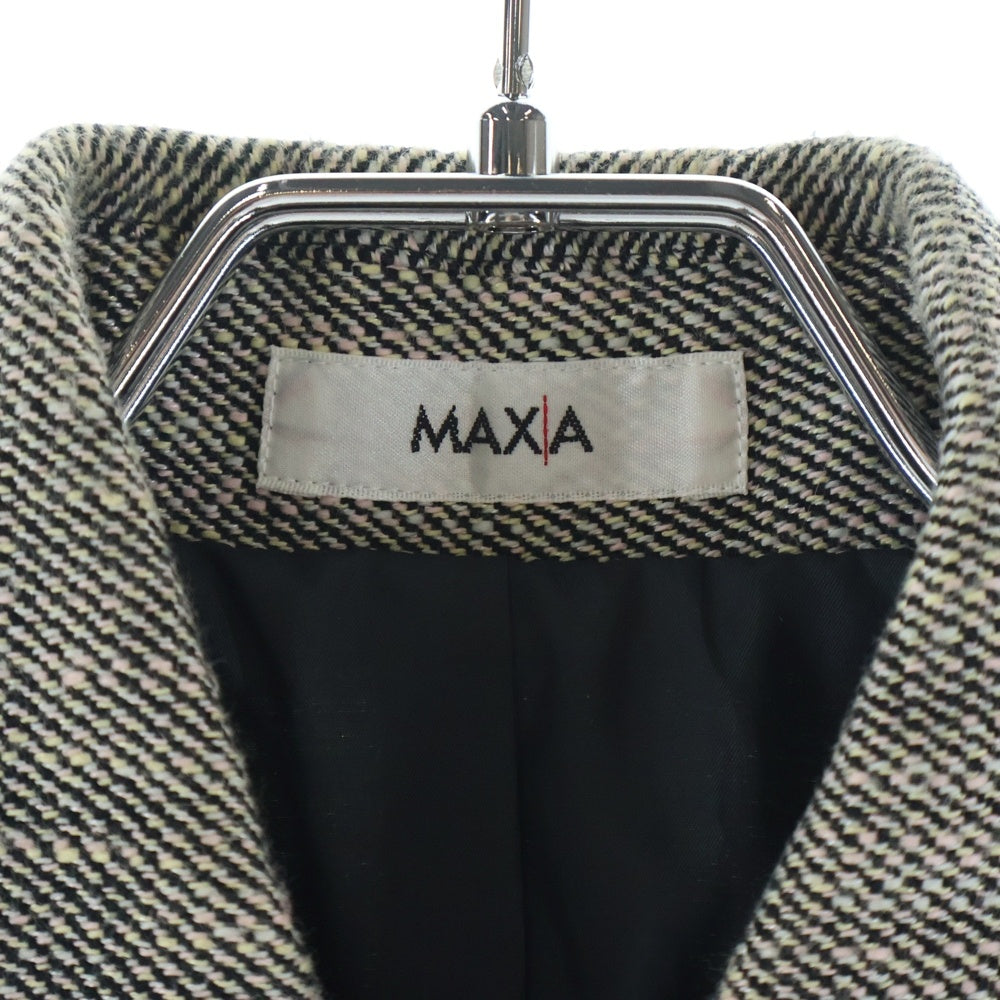 NO BRAND(ノーブランド) MAX A カットオフ ジップアップ ジャケット ベージュ レディース 2