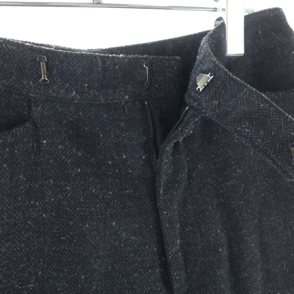 RALPH LAUREN(ラルフローレン) ウール ヘリンボーン スラックスパンツ グレー レディース 9