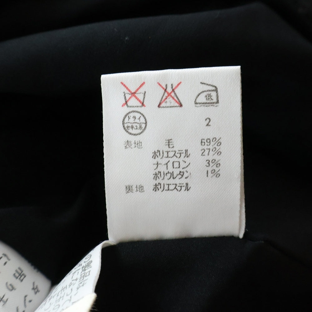 RALPH LAUREN(ラルフローレン) ウール ヘリンボーン スラックスパンツ グレー レディース 9