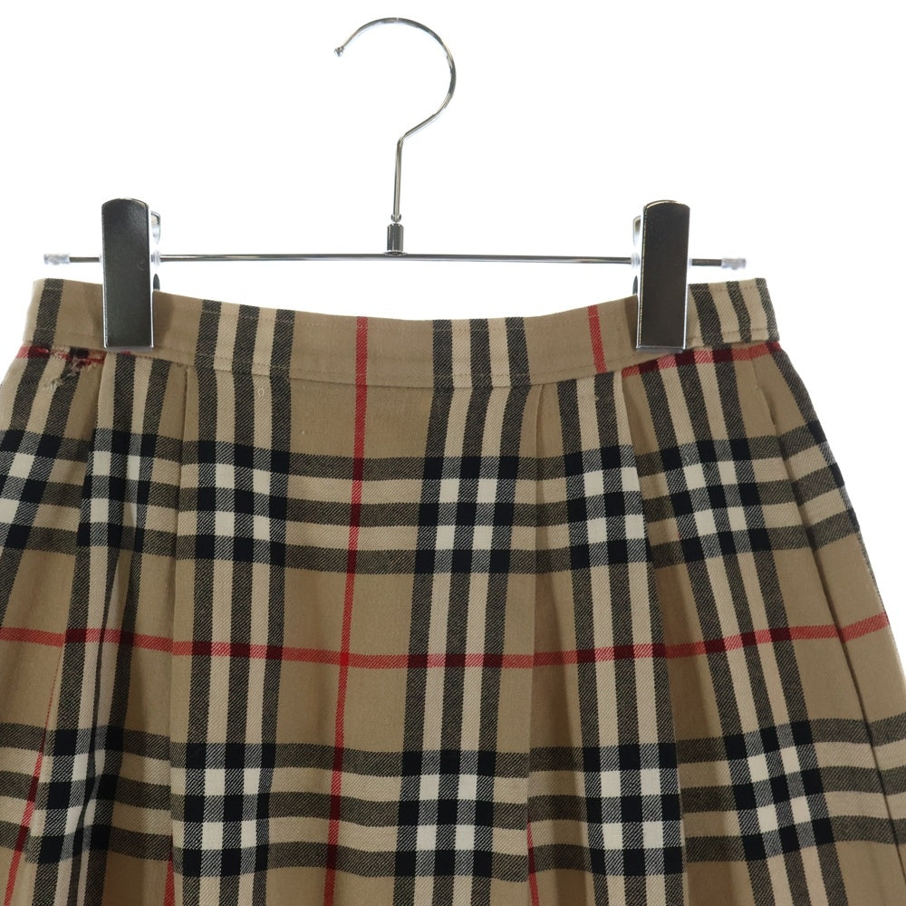 BURBERRYS(バーバリーズ) ノバチェック総柄 タイトミディアムスカート ベージュ レディース