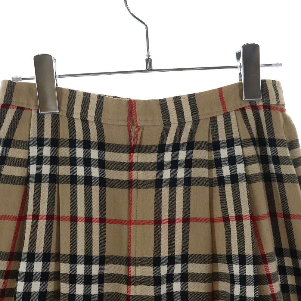 BURBERRYS(バーバリーズ) ノバチェック総柄 タイトミディアムスカート ベージュ レディース