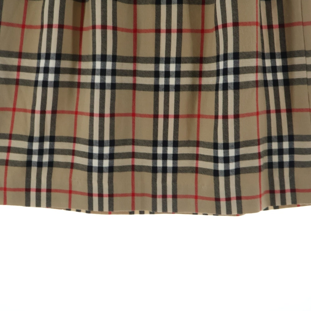BURBERRYS(バーバリーズ) ノバチェック総柄 タイトミディアムスカート ベージュ レディース