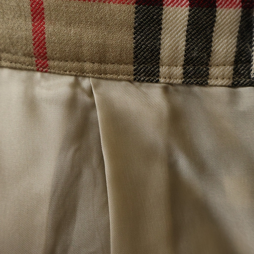 BURBERRYS(バーバリーズ) ノバチェック総柄 タイトミディアムスカート ベージュ レディース