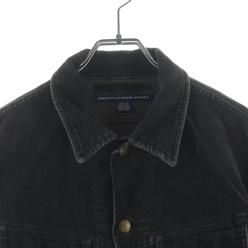 POLO SPORT RALPH LAUREN(ポロスポーツラルフローレン) コーデュロイ トラッカージャケット グレー M