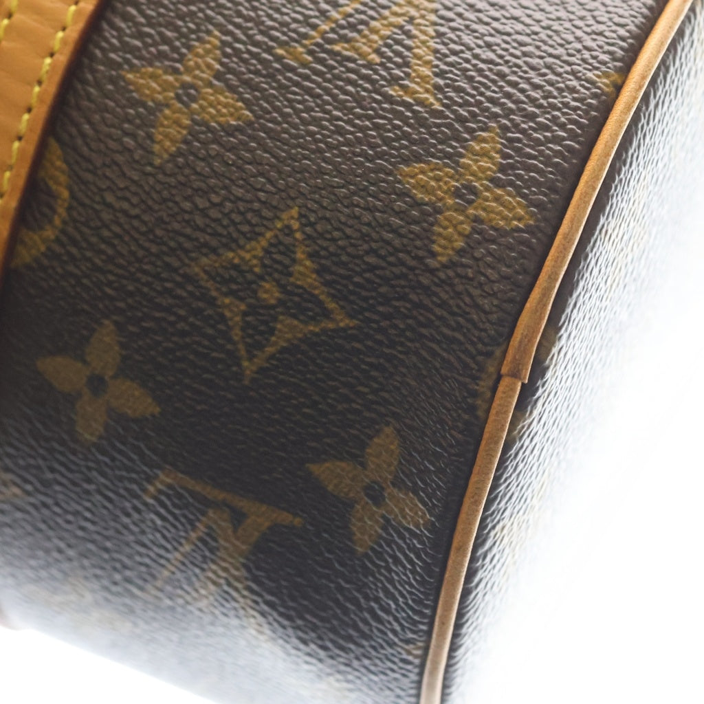 LOUIS VUITTON(ルイヴィトン) パピヨン30 モノグラム PVC レザー ハンドバッグ ゴールド金具 ブラウン M51365 M51365 袋 レディース