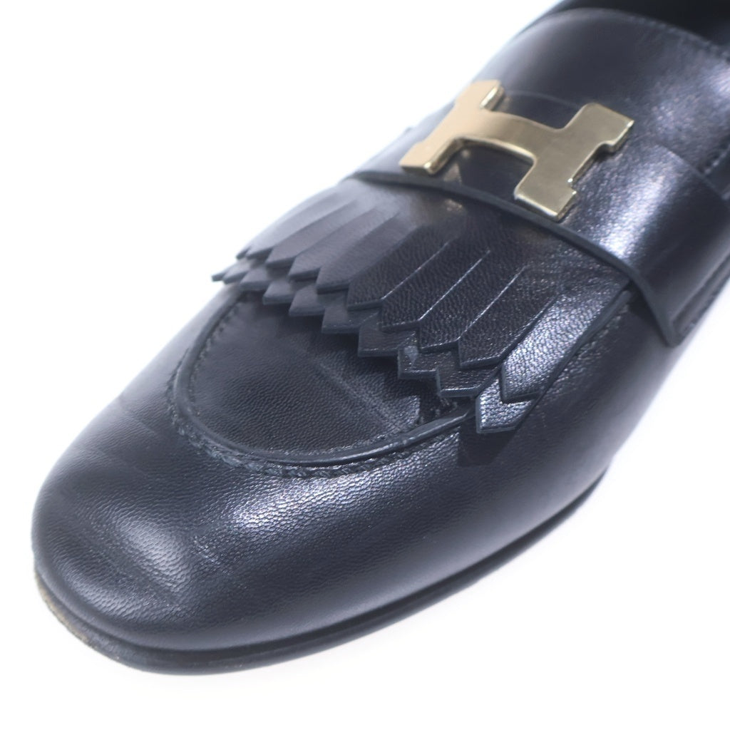 HERMES(エルメス) エルメス モカシン ロワイヤル 40 ブラック レディース