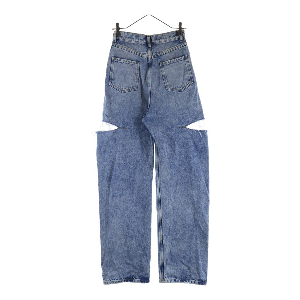 Maison Margiela(メゾンマルジェラ) ■メゾン マルジェラ ミッドライズ カットアウトディテール ジーンズ 38 ブルー S51LA0051 レディース